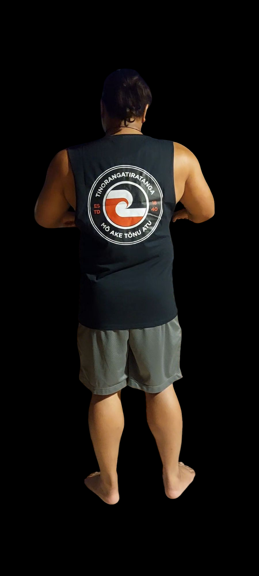 TINO PATCHIE SINGLET - Black