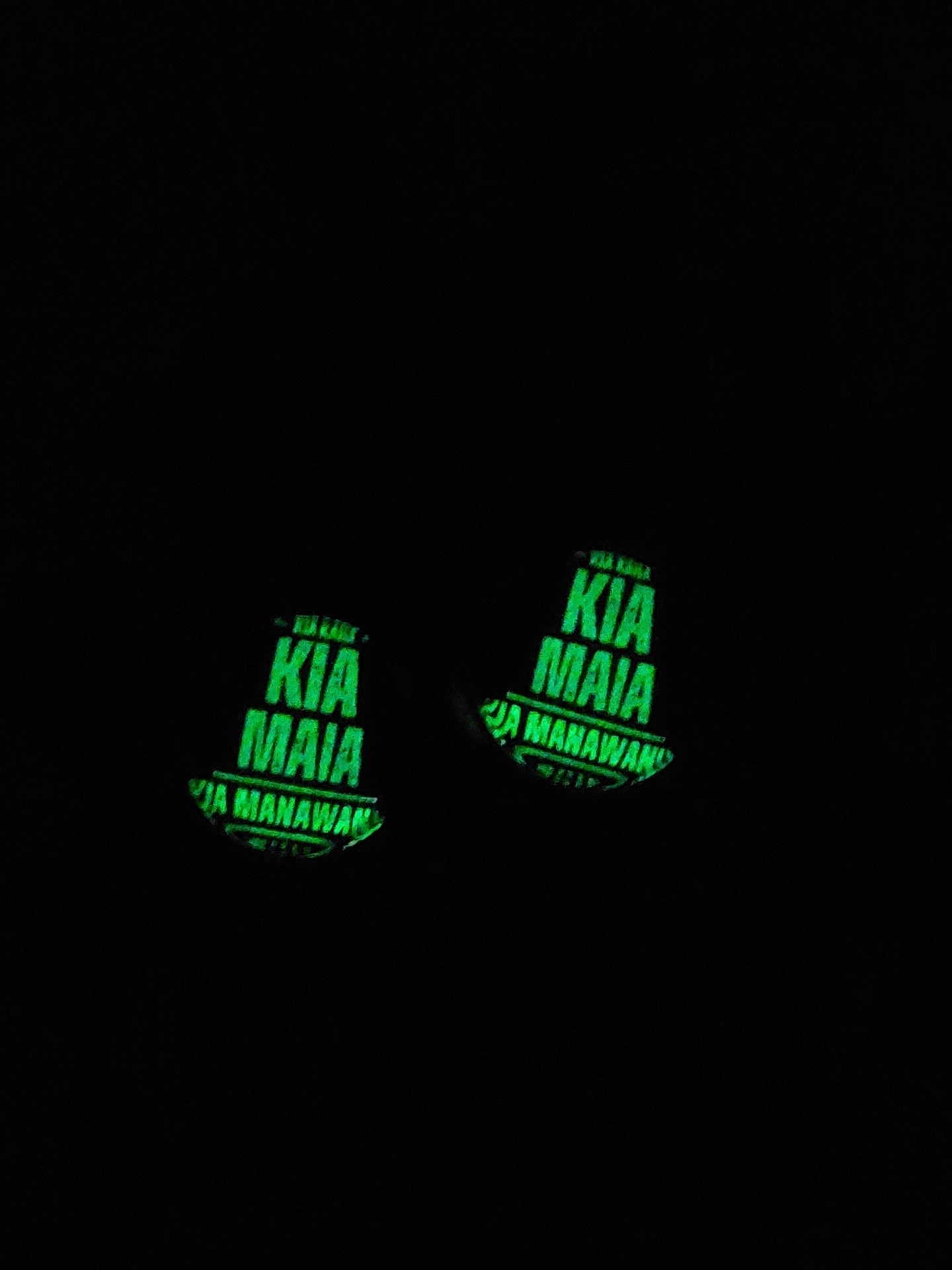 Kia Maia Glow in the Dark Studs
