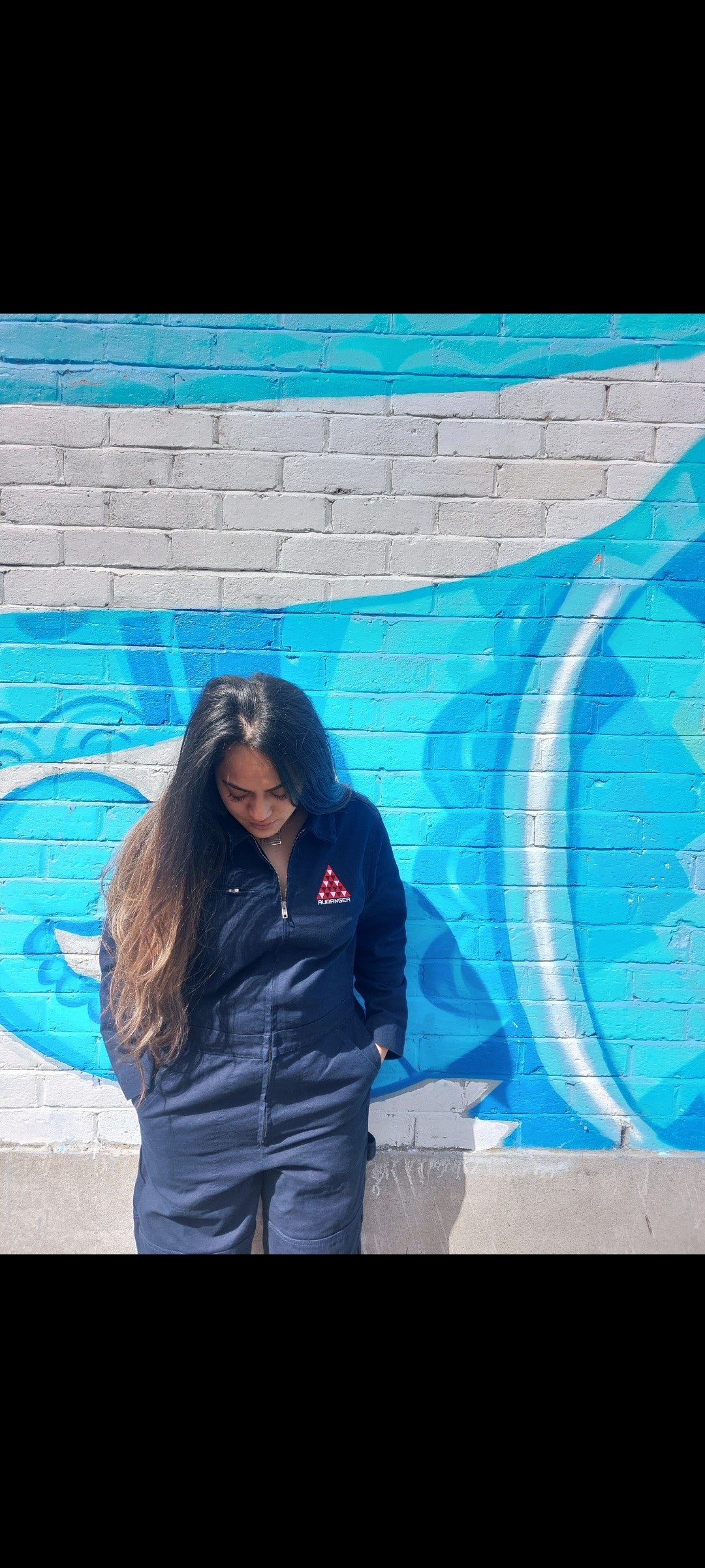 WAHINE TINO IHI OVERALLS - Dark Navy Blue